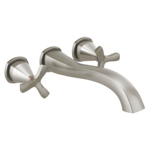 Delta T57766-SSWL Stryke Delta Stryke Wall Mounted Tub Filler, Stainless