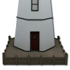 Harbor Island Lighthouse Base Dollhouse Kit