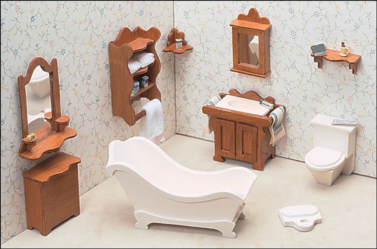 dollhouse bathroom