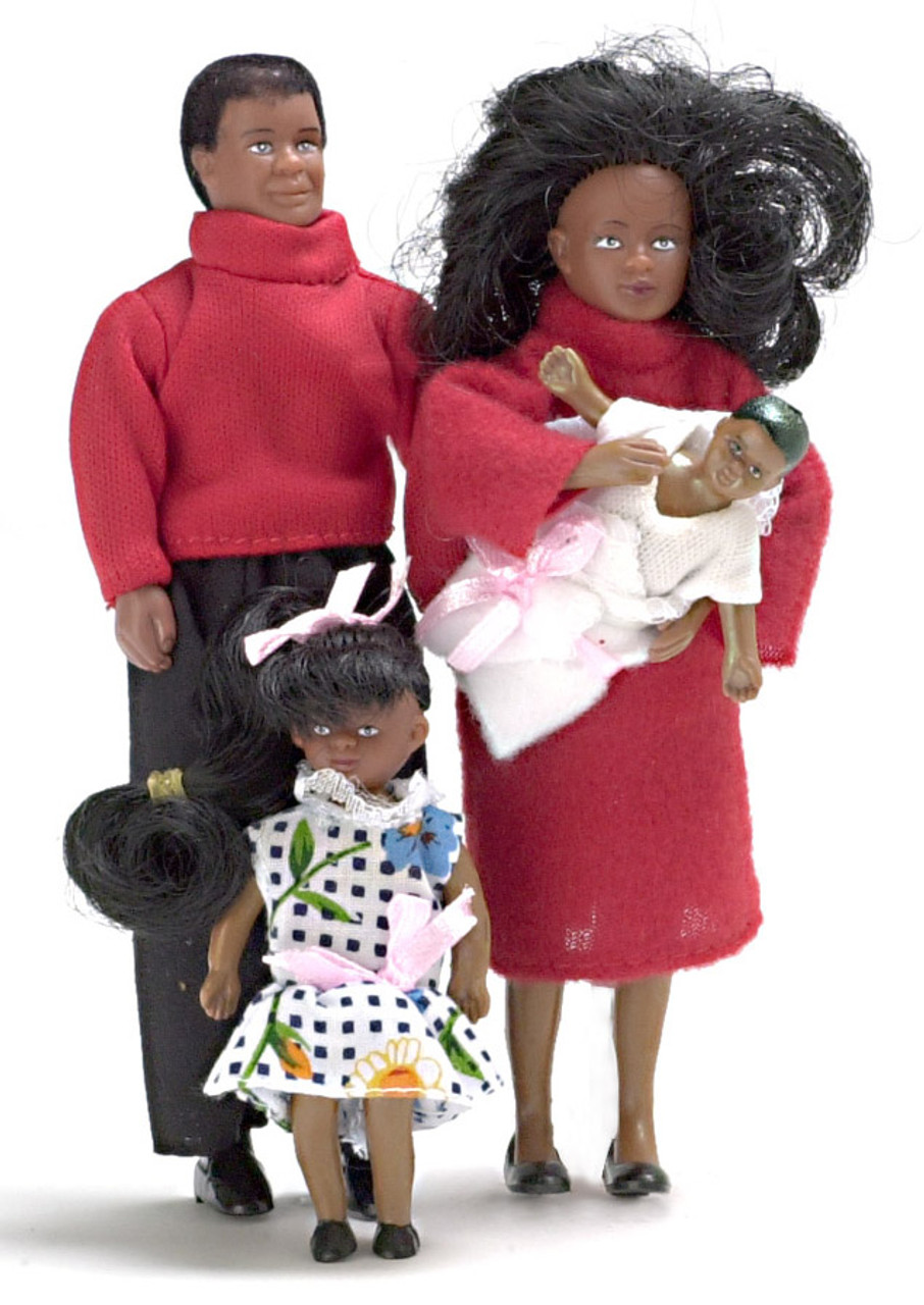 african american dollhouse dolls