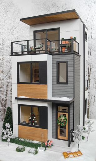 Urban Town Dollhouse Kit - Greenleaf Dollhouses