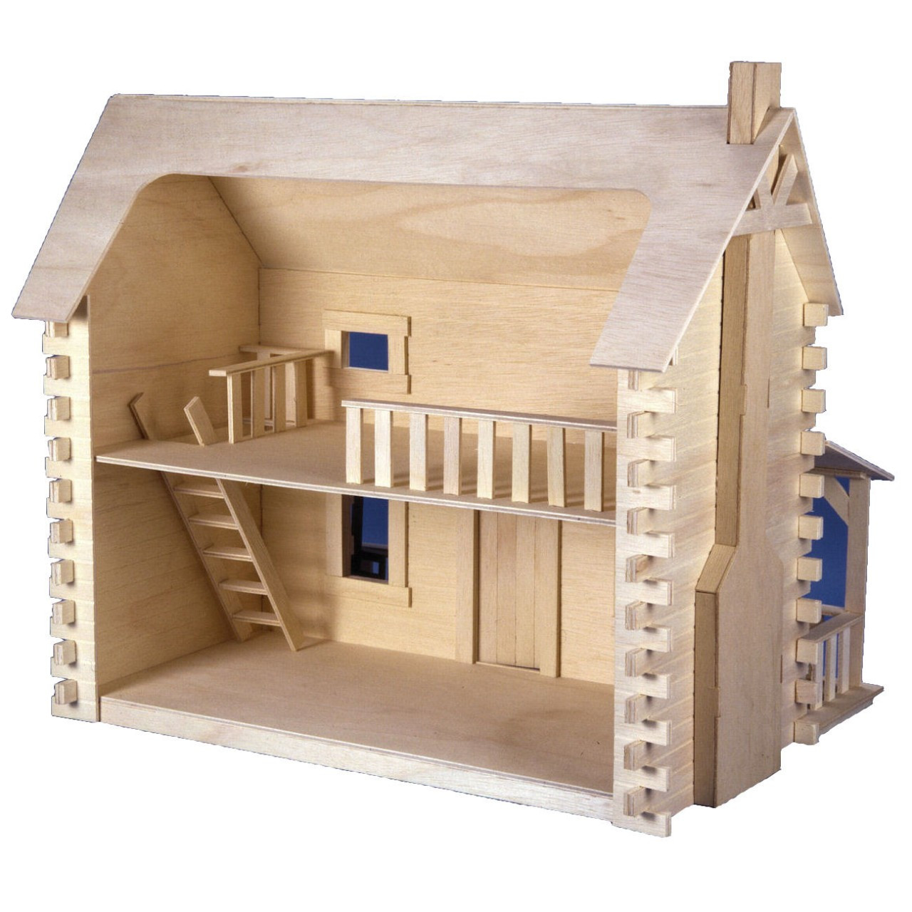 unfinished dollhouse kit