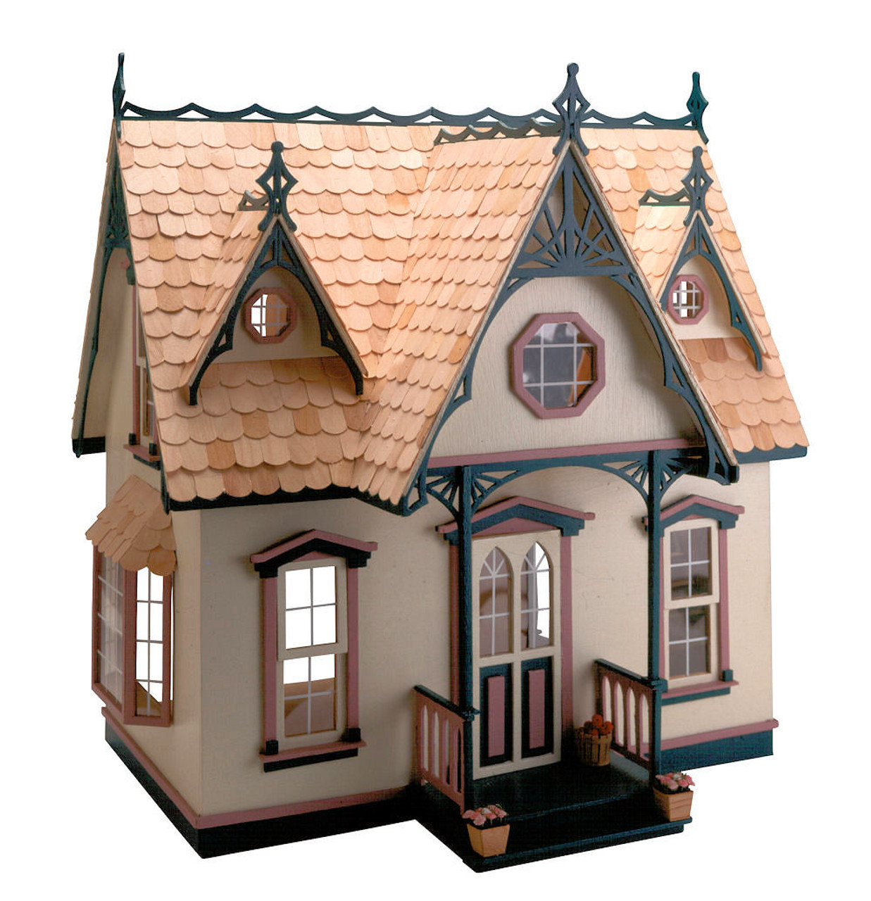 all wood dollhouse