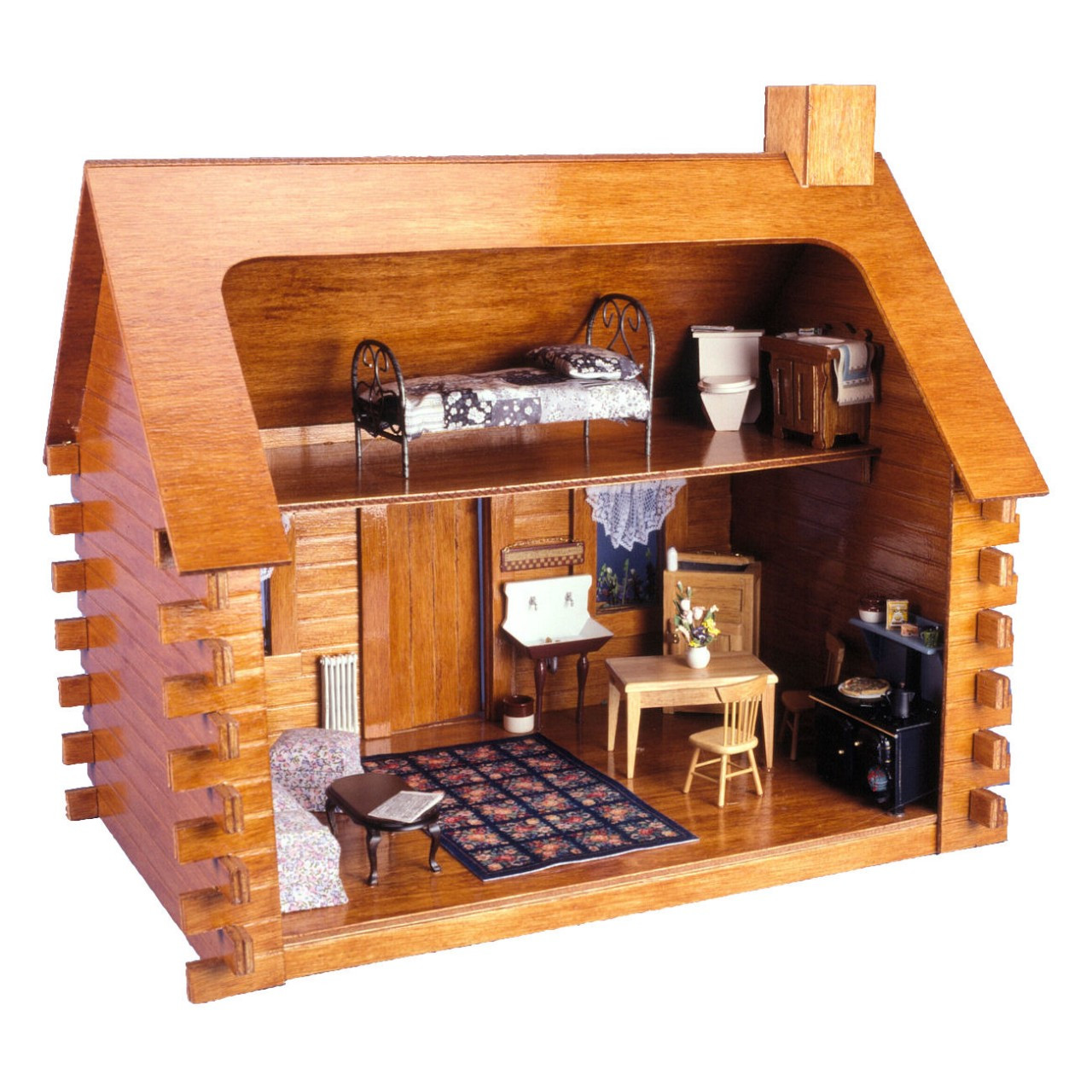 cabin dollhouse