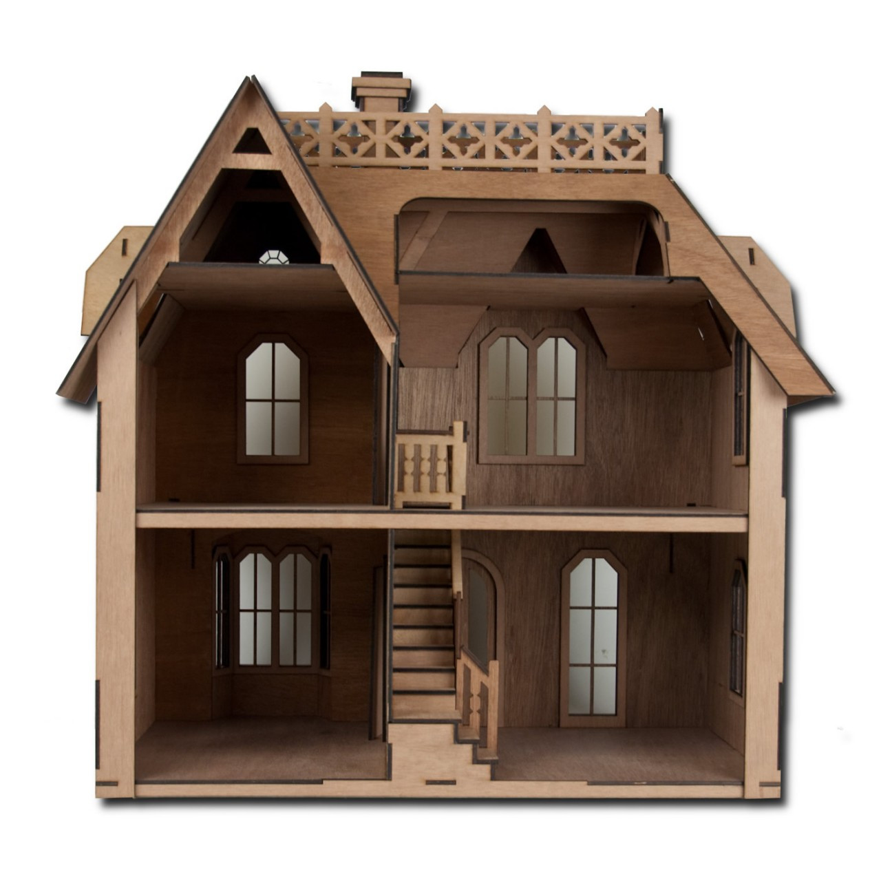 laser cut dollhouse