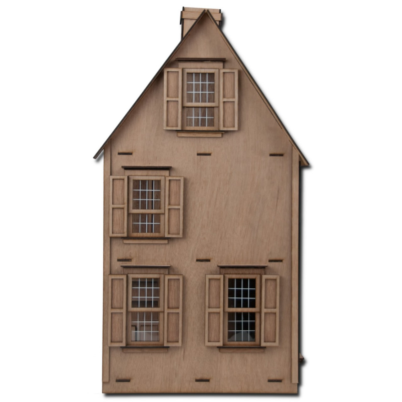 Laser Cut Jefferson Dollhouse Kit