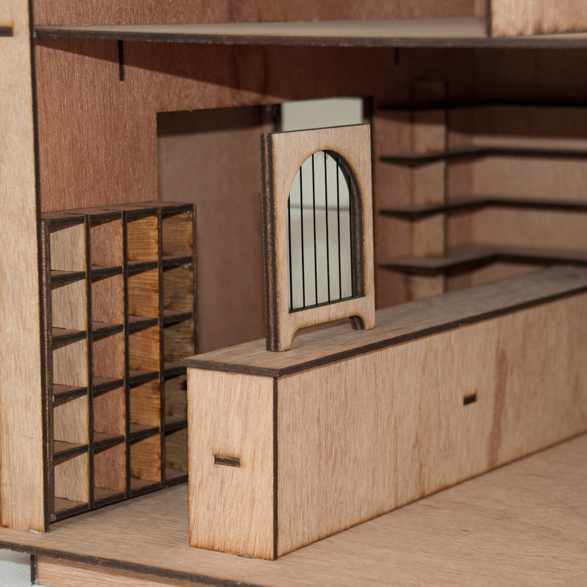 Laser Cut Taft General Store Dollhouse Kit
