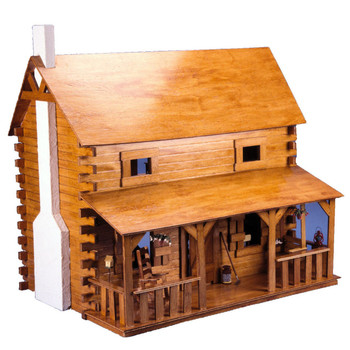 diy log cabin dollhouse