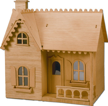 orchid all wood dollhouse kit