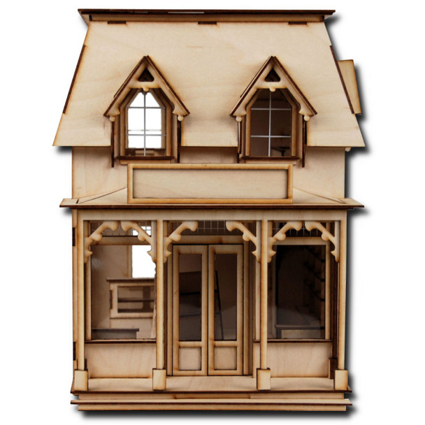 Laser Cut Half Scale Brimble's Mercantile Dollhouse Kit