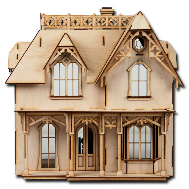 Laser Cut Half Scale Chantilly Dollhouse Kit