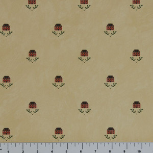 Dollhouse Wallpaper Little Houses - Miniature Dollhouse Accessory