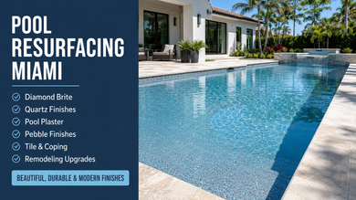 Pool Resurfacing Miami | Diamond Brite, Quartz & Pool Finish