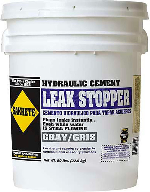 Hydraulic Cement Leak Stopper