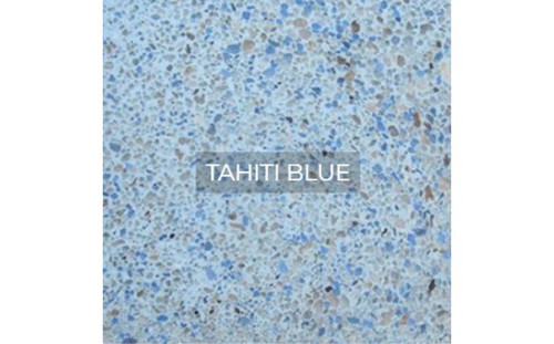 Tahiti Blue Diamond Brite exposed aggregate pool finish for swimming pool resurfacing
