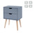 Modern Nightstand, End Table, Side Table with Storage Drawer, Living Room Bedroom Furniture