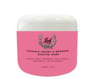 Hand-Gathered Raw Manuka Honey and berries -- FOR YOUR FACE!