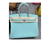 Light Blue Leather Handbag for Sale