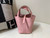 Baby Pink Hermès Inspired Picotin Large Handbag