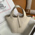 Beige Picotin Large Handbag