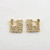 Replica Pave Anagram Gold Loewe Earrings