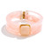 Vintage Pink Acrylic Waterproof Bangle