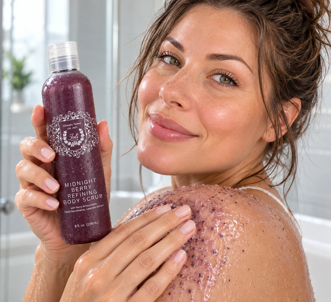 Joli Plum Enzyme Exfoliator Face & Body Treatment