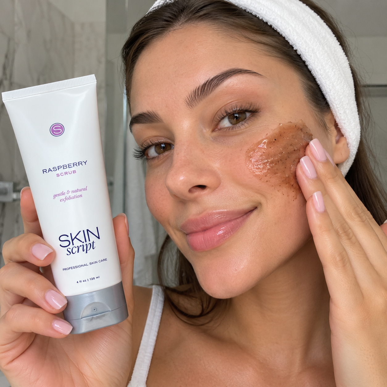 Skin Script Raspberry Scrub