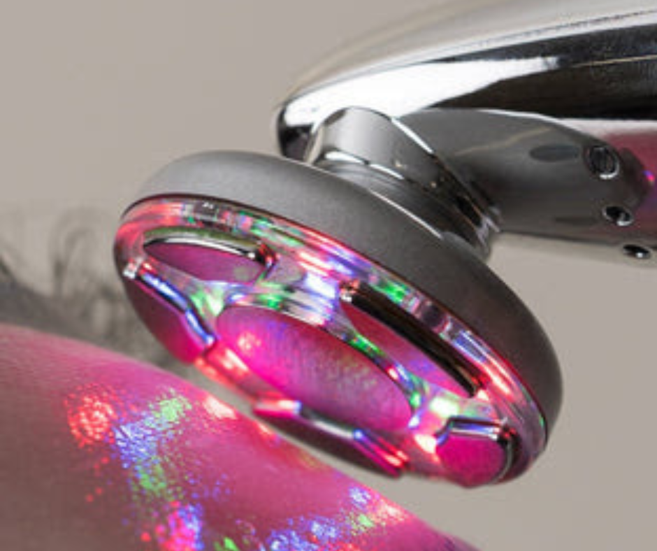 "Time Master Pro device with LED lights for anti-aging
