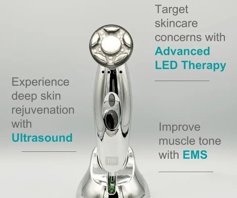 "Time Master Pro device with LED lights for anti-aging