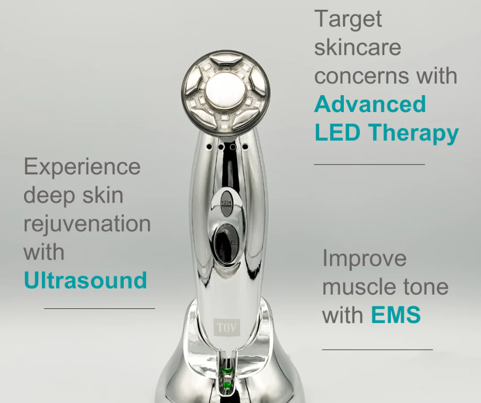 "Time Master Pro device with LED lights for anti-aging