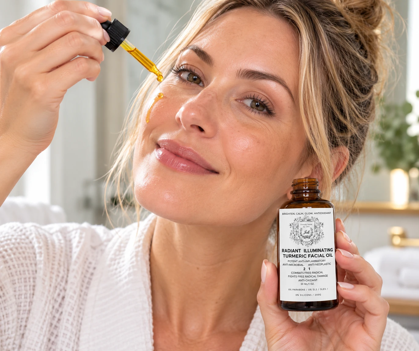 Radiant Illuminating Turmeric Facial Oil - Dehydrated, Dry, Oily, Sensitive - All Skin Types