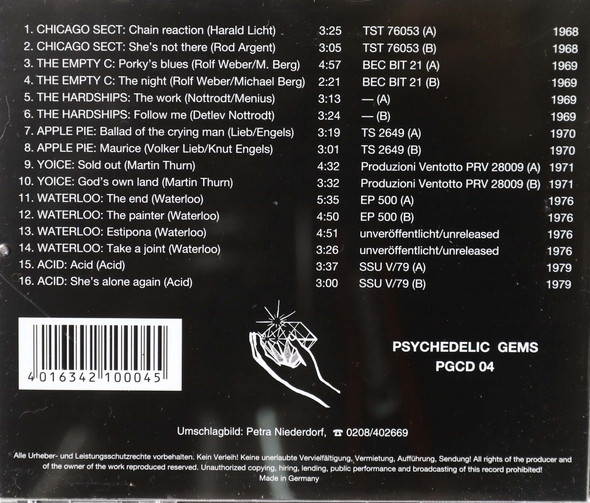 Various-Psychedelic Gems 4 - Chicago Set, Empty C, Apple Pie, Waterloo, Acid