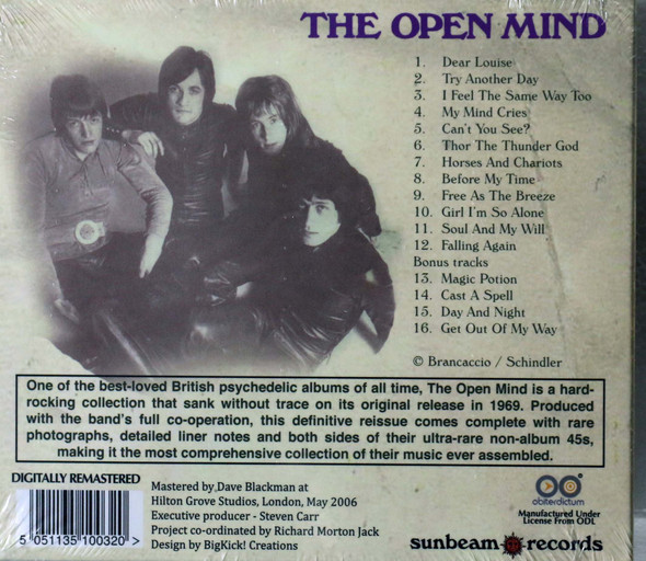 Open Mind - same  (4 bonus tracks) 
