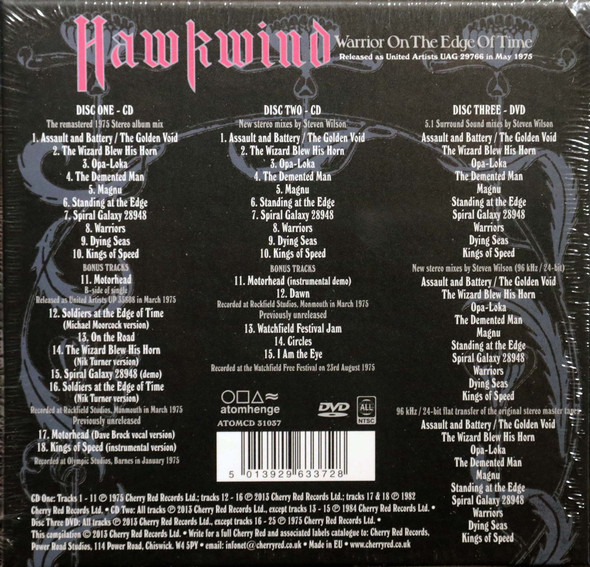 Hawkwind - Warrior on the Edge of Time 1 bonus track