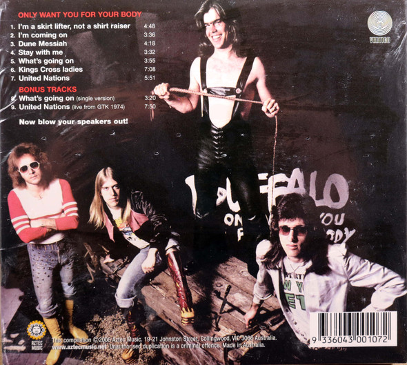 Buffalo - Only Want You For Your Body 2 bonus tracks remastered