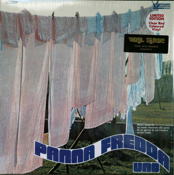 Panna Fredda - Uno  lp reissue clear red vinyl