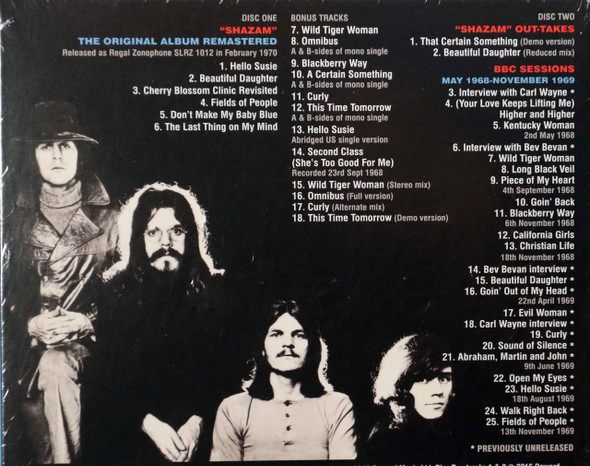 The Move - Shazam 2 cds remastered 37 bonus tracks