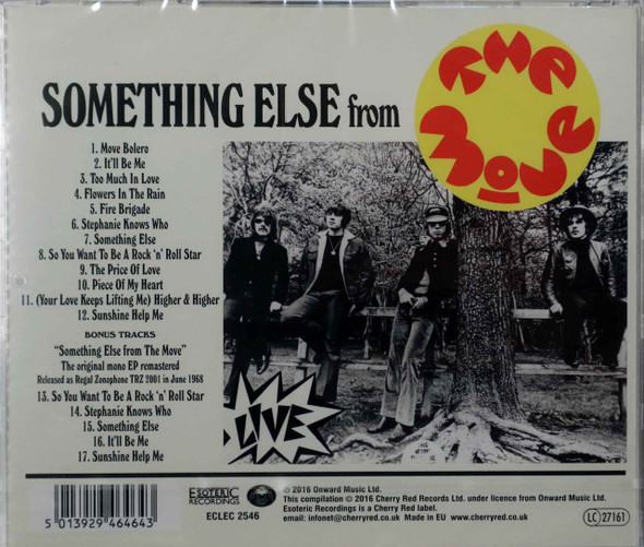 The Move - Something Else from The Move expanded remastered 29 total tracks