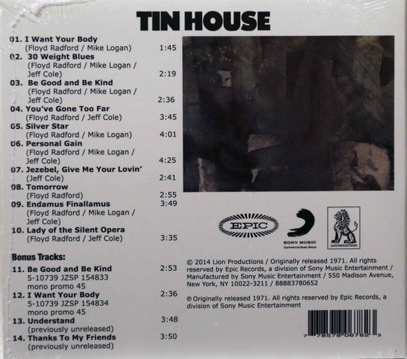 Tin House - same 4 bonus tracks