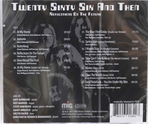 Twenty Sixty Six and Then - Reflections on the Future double expanded remastered cd