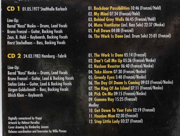 Birth Control - Two Eggs Two Concerts  double cd   live 77 & 83  18 tracks