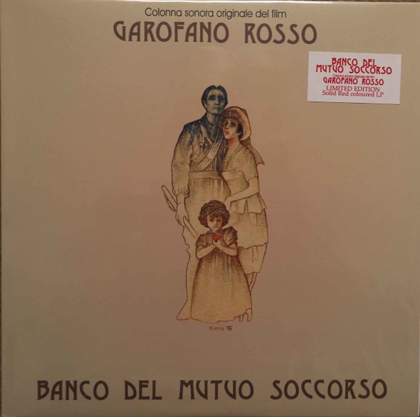 Banco - Garafano Rosso - same  lp reissue red vinyl