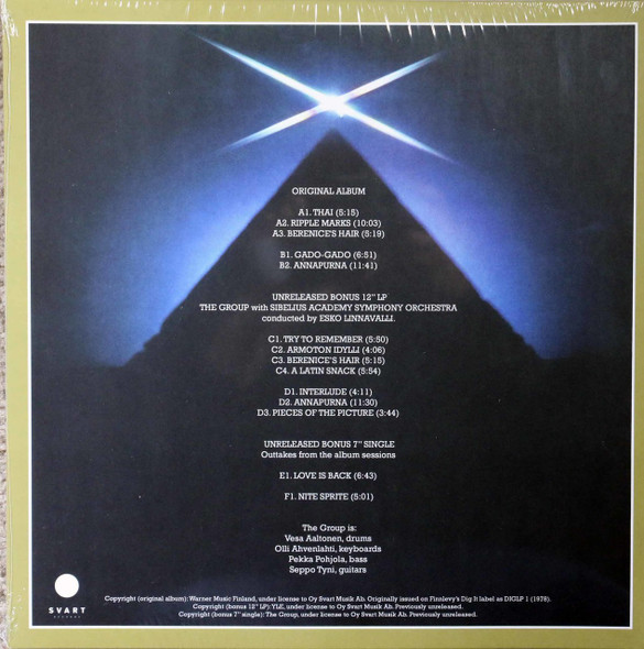 The Group - same  lp reissue  expanded 2 lps + 7"