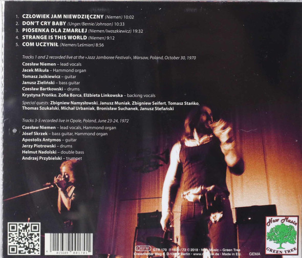 Niemen - On Stage 1970/1972 previously unreleased