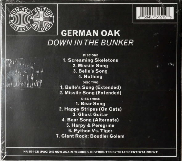 German Oak - Down in the Bunker  3 cd expanded and remastered