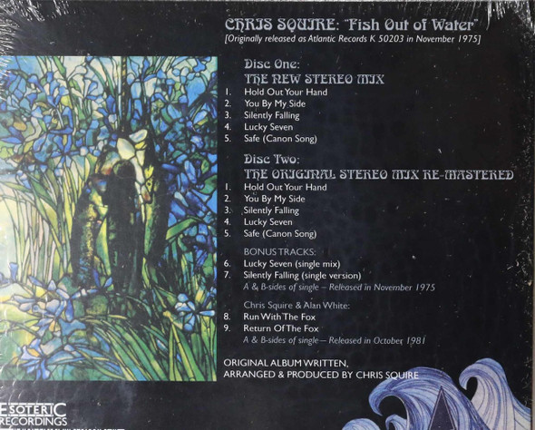 Chris Squire - Fish Out of Water 4 bonus tracks 2 cds remastered