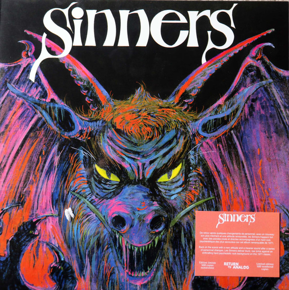Sinners - same  lp reissue 