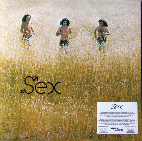Sex - same  lp reissue yellow vinyl