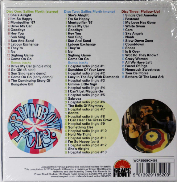 Rainbow Ffolly - Spectromorphic Iridescence The Complete Rainbow Ffolly remastered 3 cds expanded 